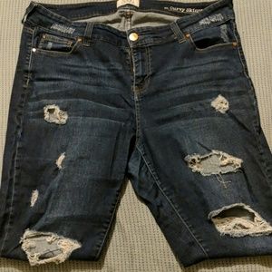 Distressed Skinny Jeans